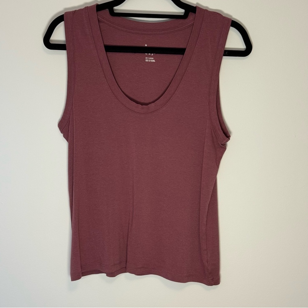 A New Day Sleeveless Mauve Top size XXL